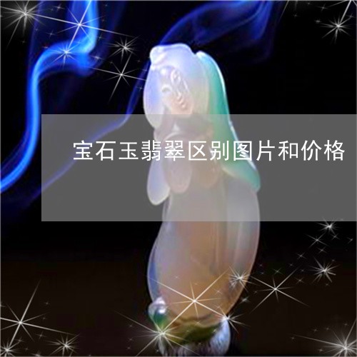 宝石玉翡翠区别图片和价格/2023092976166