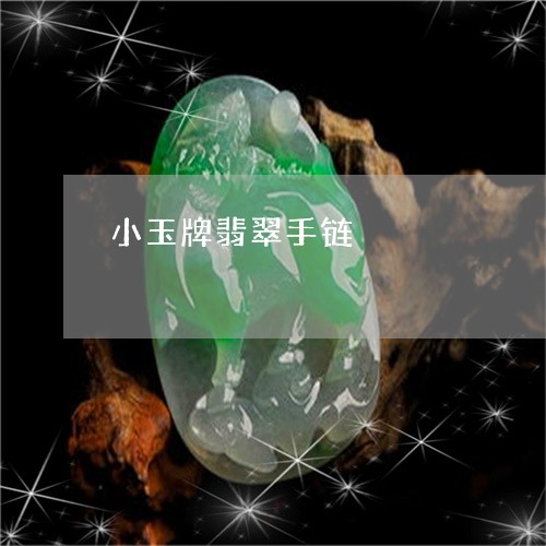 小玉牌翡翠手链/2023080500229