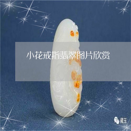 小花戒指翡翠图片欣赏/2023082561181