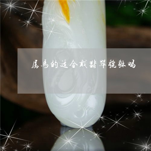 属马的适合戴翡翠貔貅吗/2023092858106