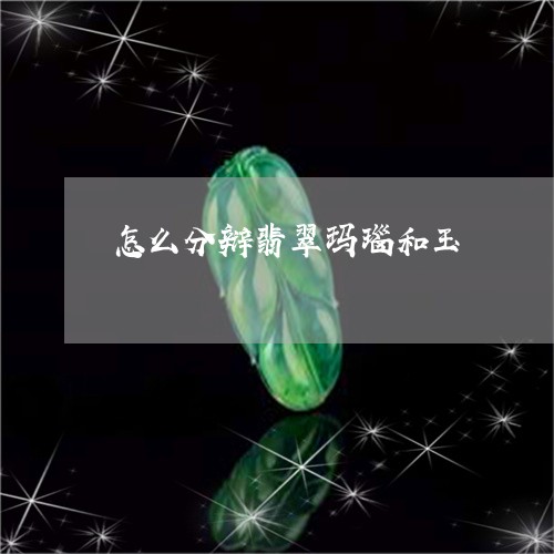 怎么分辩翡翠玛瑙和玉/2023102417910