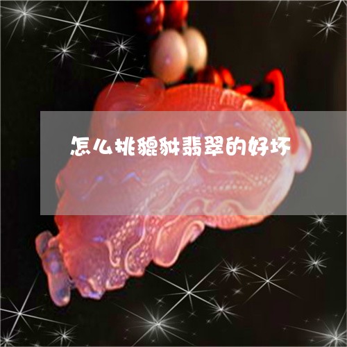 怎么挑貔貅翡翠的好坏/2023082442427