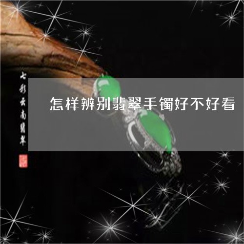 怎样辨别翡翠手镯好不好看/2023101628965