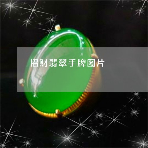 招财翡翠手牌图片/2023110736310