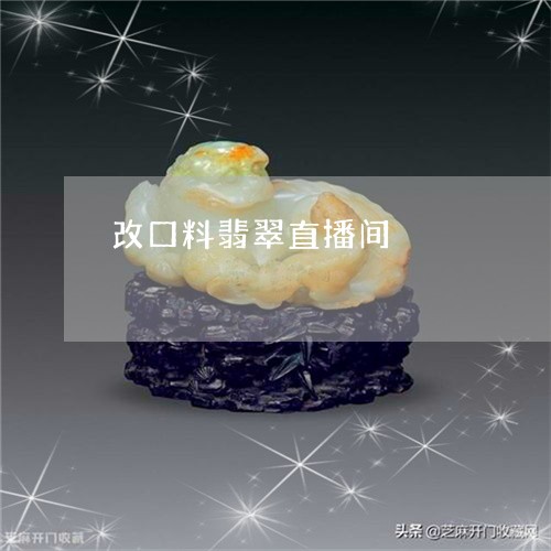 改口料翡翠直播间/2023110706388