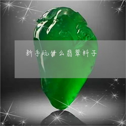 新手玩什么翡翠料子/2023110749110