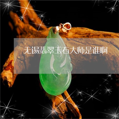 无锡翡翠玉石大师是谁啊/2023100725238