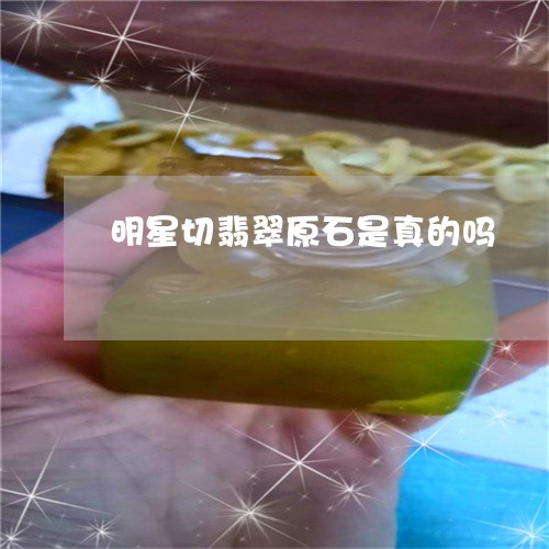 明星切翡翠原石是真的吗/2023102603751