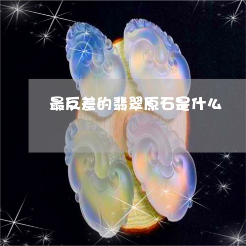 最反差的翡翠原石是什么/2023102672194