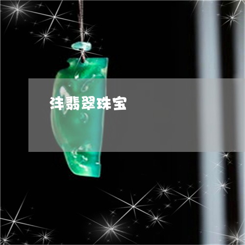 沣翡翠珠宝/2023101742836