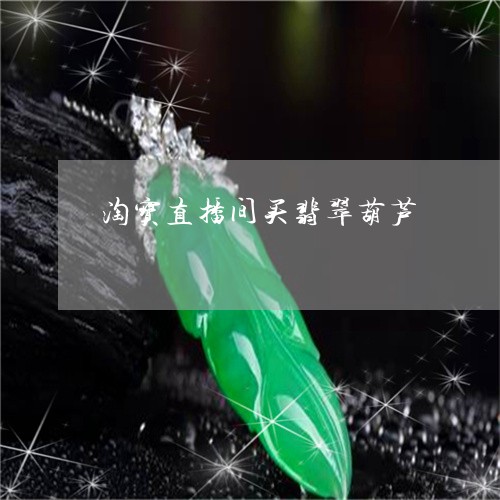 淘宝直播间买翡翠葫芦/2023082598176