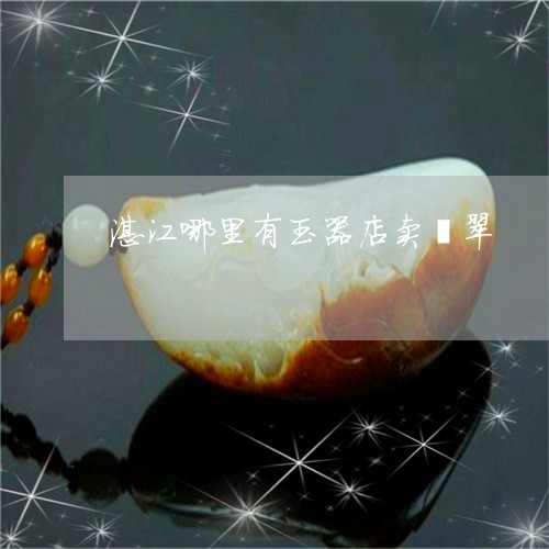 湛江哪里有玉器店卖翡翠/2023082554845