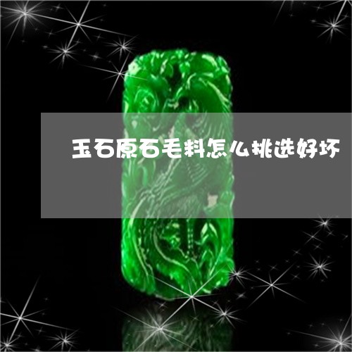 玉石原石毛料怎么挑选好坏/2023102616508