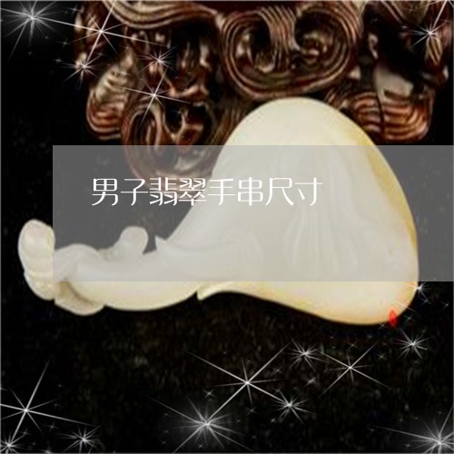 男子翡翠手串尺寸/2023080529470