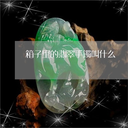 箱子里的翡翠手镯叫什么/2023102505476