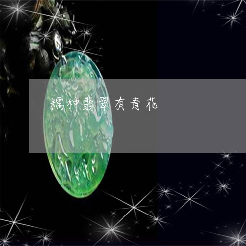 糯种翡翠有青花/2023101803845