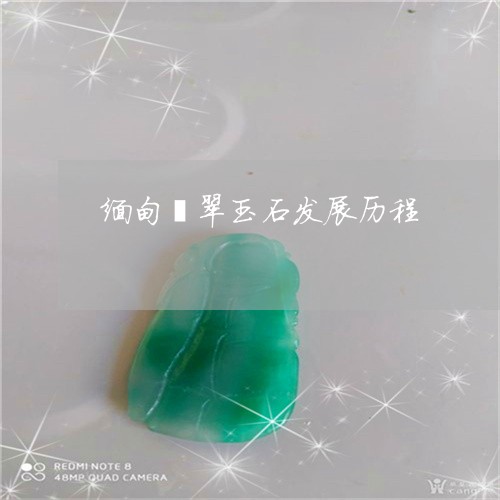 缅甸翡翠玉石发展历程/2023082563545