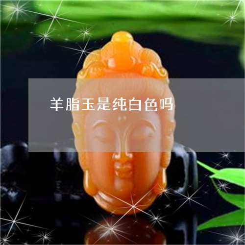 羊脂玉是纯白色吗/2023092338207