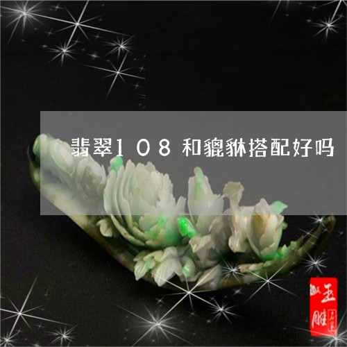 翡翠108和貔貅搭配好吗/2023092972164