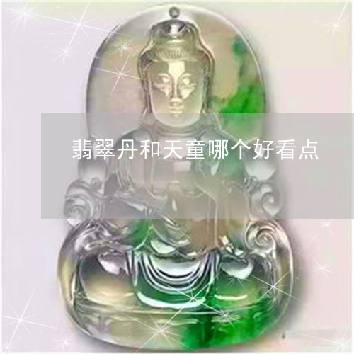 翡翠丹和天童哪个好看点/2023100690442