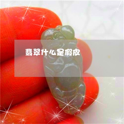 翡翠什么是假皮/2023051882162