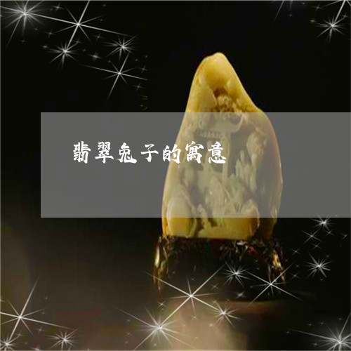 翡翠兔子的寓意/2023051840136