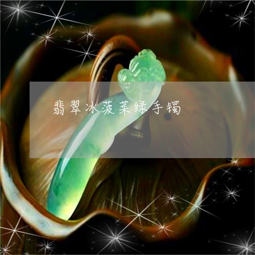 翡翠冰菠菜绿手镯/2023092306862