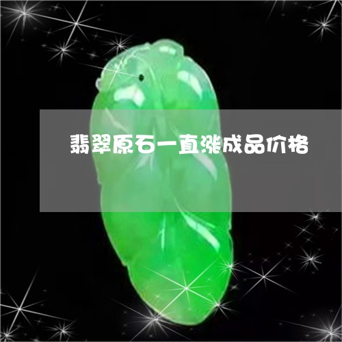 翡翠原石一直涨成品价格/2023092827996