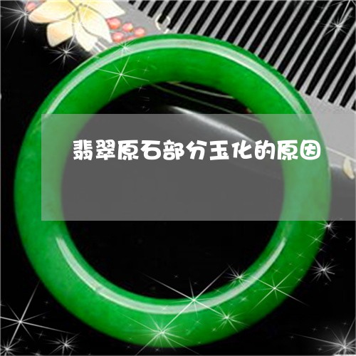 翡翠原石部分玉化的原因/2023102645503