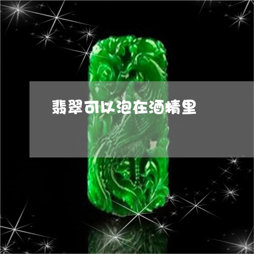 翡翠可以泡在酒精里/2023101945914