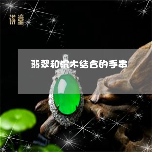 翡翠和沉木结合的手串/2023102594012