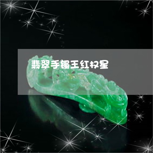 翡翠手镯王红权星/2023101846928