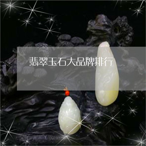 翡翠玉石大品牌排行/2023110186249