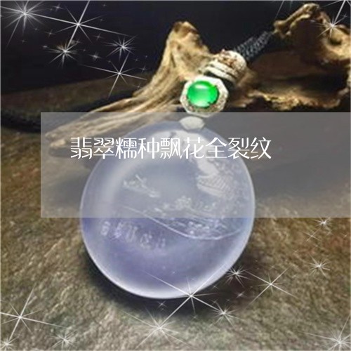 翡翠糯种飘花全裂纹/2023091555163