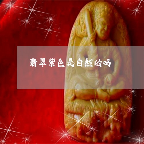 翡翠紫色是自然的吗/2023091518799