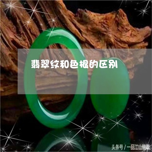 翡翠纹和色根的区别/2023091573884