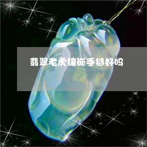 翡翠老虎镶嵌手链好吗/2023082501974