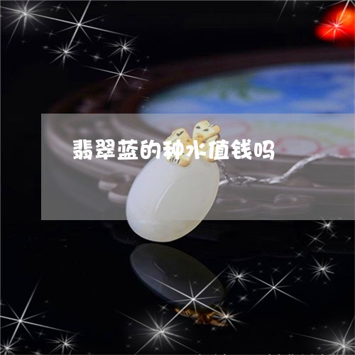 翡翠蓝的种水值钱吗/2023091529636