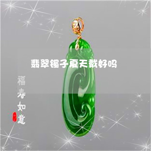 翡翠镯子夏天戴好吗/2023091485982