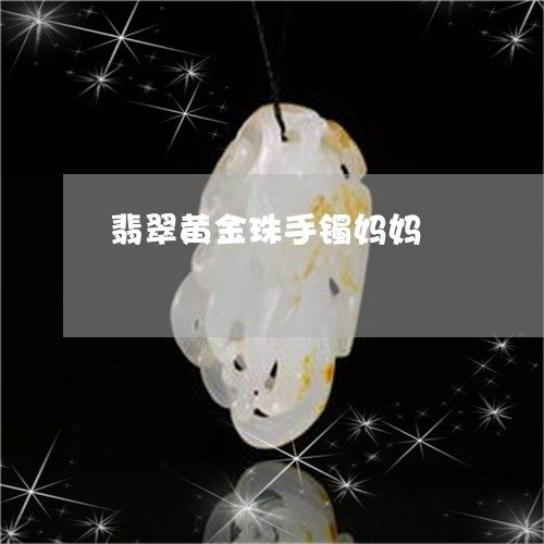 翡翠黄金珠手镯妈妈/2023101918633