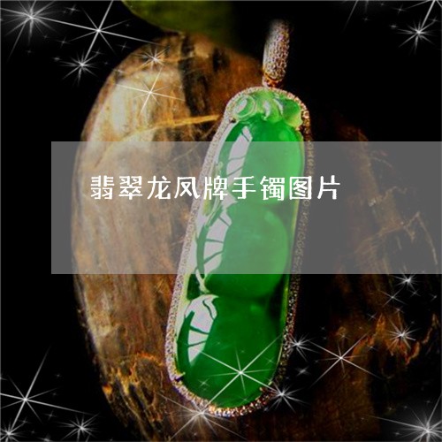 翡翠龙凤牌手镯图片/2023091242665