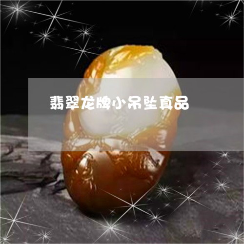 翡翠龙牌小吊坠真品/2023101916156