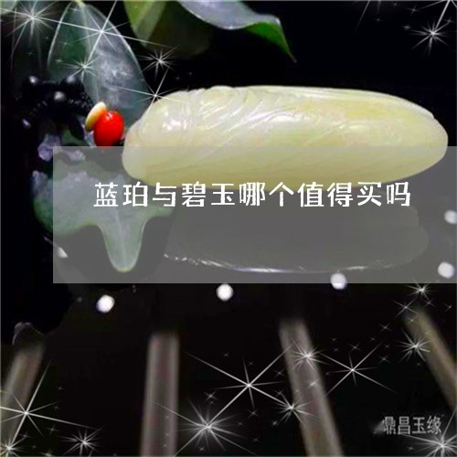 蓝珀与碧玉哪个值得买吗/2023100609558