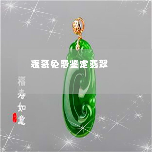 表哥免费鉴定翡翠/2023103108679