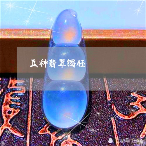 豆种翡翠镯胚/2023081235285