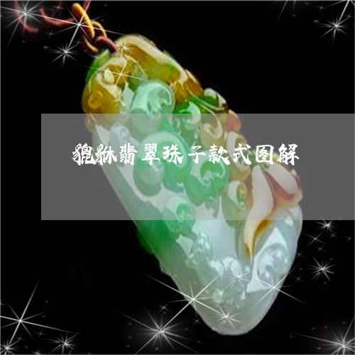 貔貅翡翠珠子款式图解/2023082429499