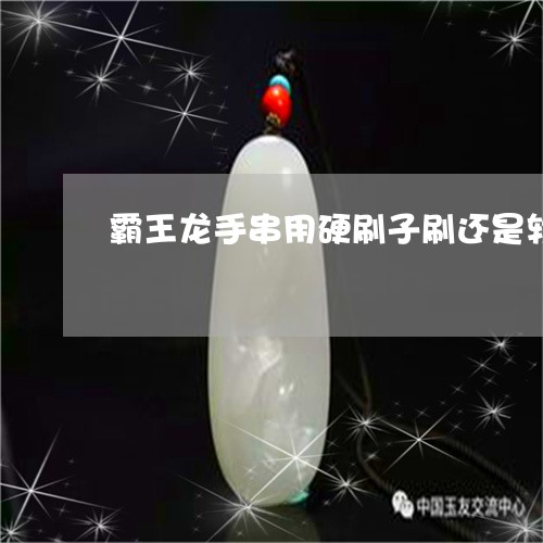 霸王龙手串用硬刷子刷还是软刷子刷/2023080377336