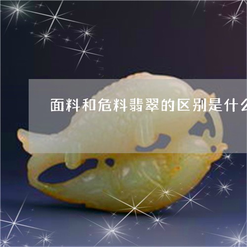 面料和危料翡翠的区别是什么/2023092957125