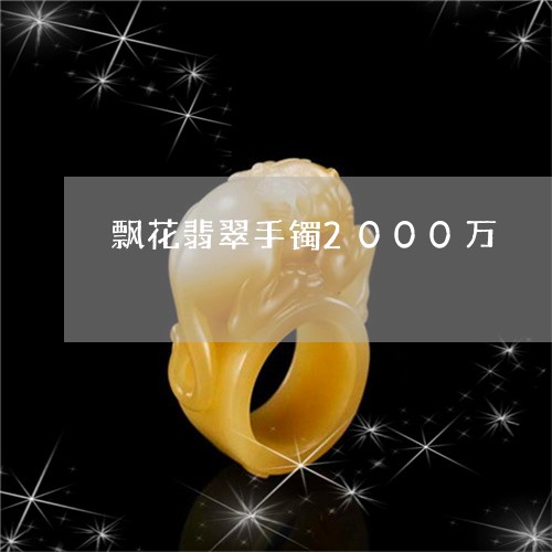 飘花翡翠手镯2000万/2023102510227