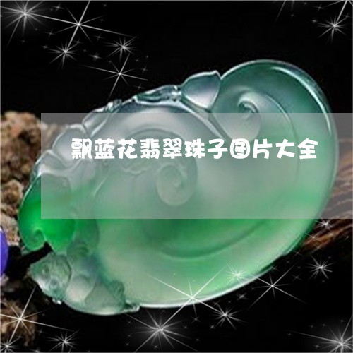 飘蓝花翡翠珠子图片大全/2023092873700